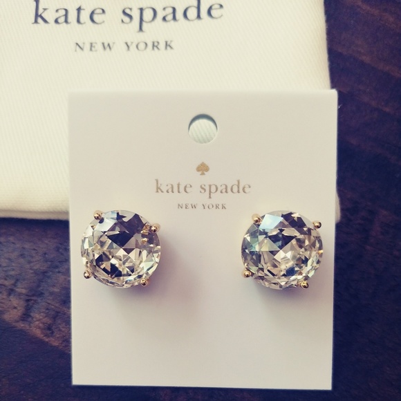 kate spade Jewelry - NWT Kate Spade Large Crystal Stud Earrings!